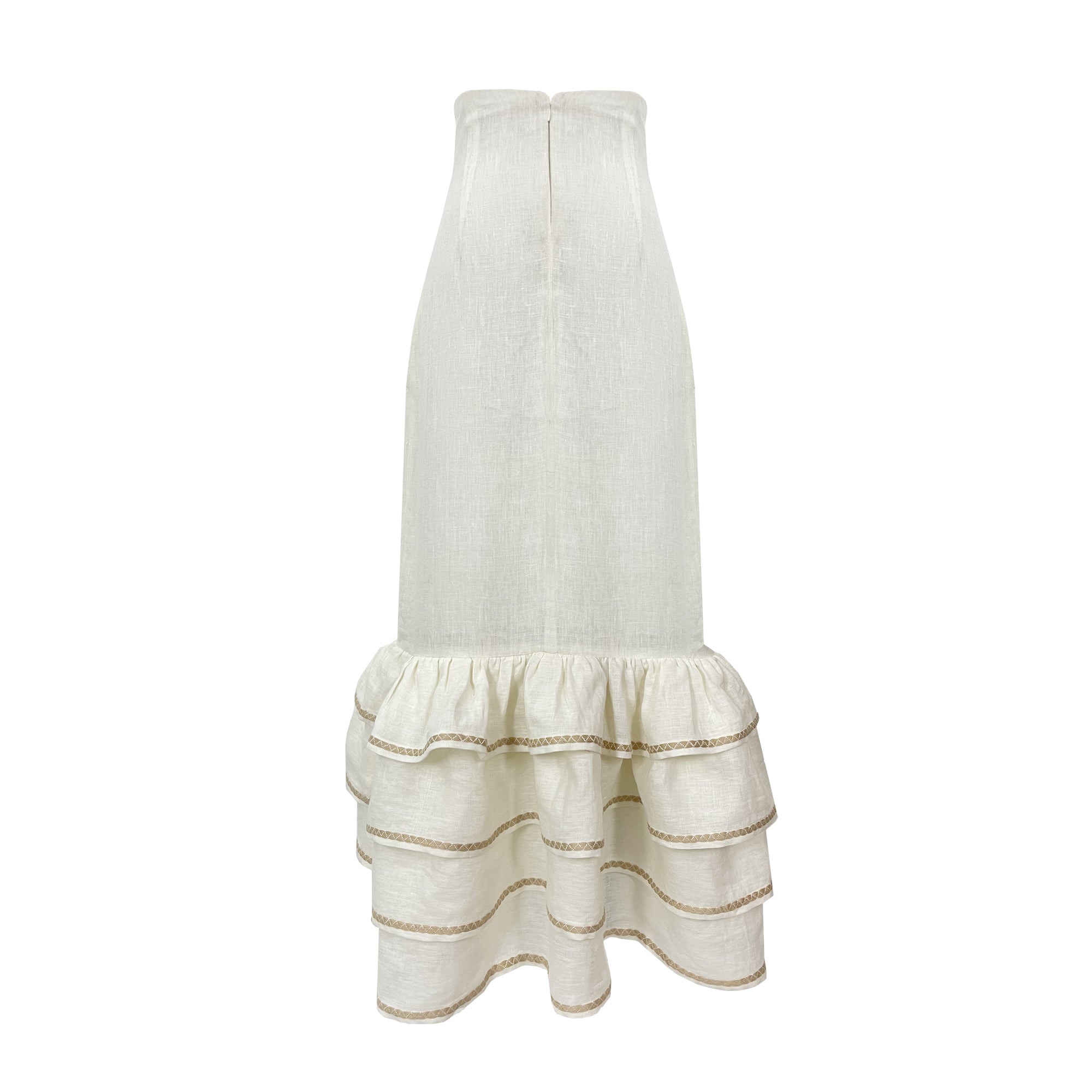 Flamenco White Skirt