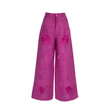 Pink Flor de Sol Trousers