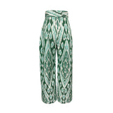 Green Silk Trousers