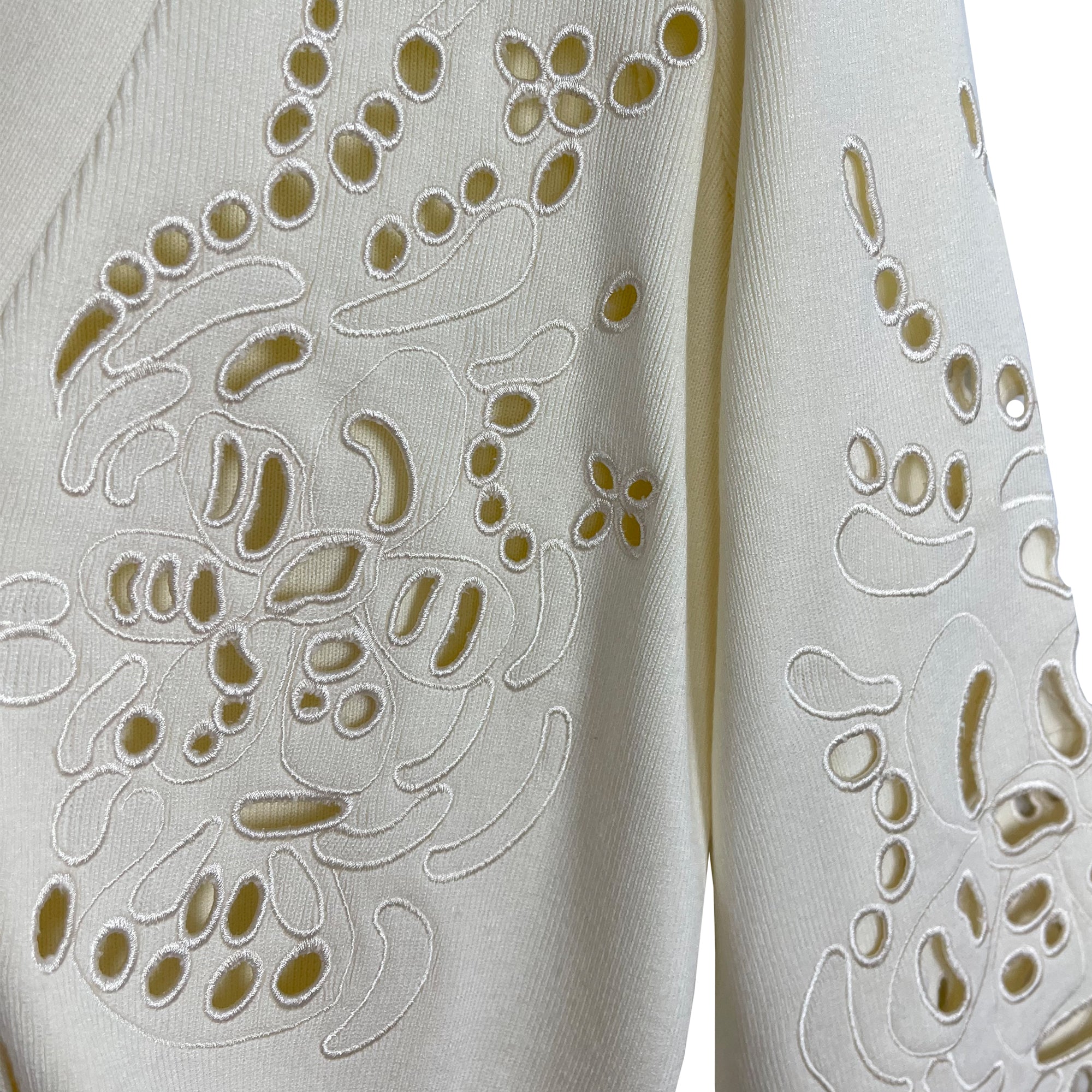 Ivory Cutwork Cardigan