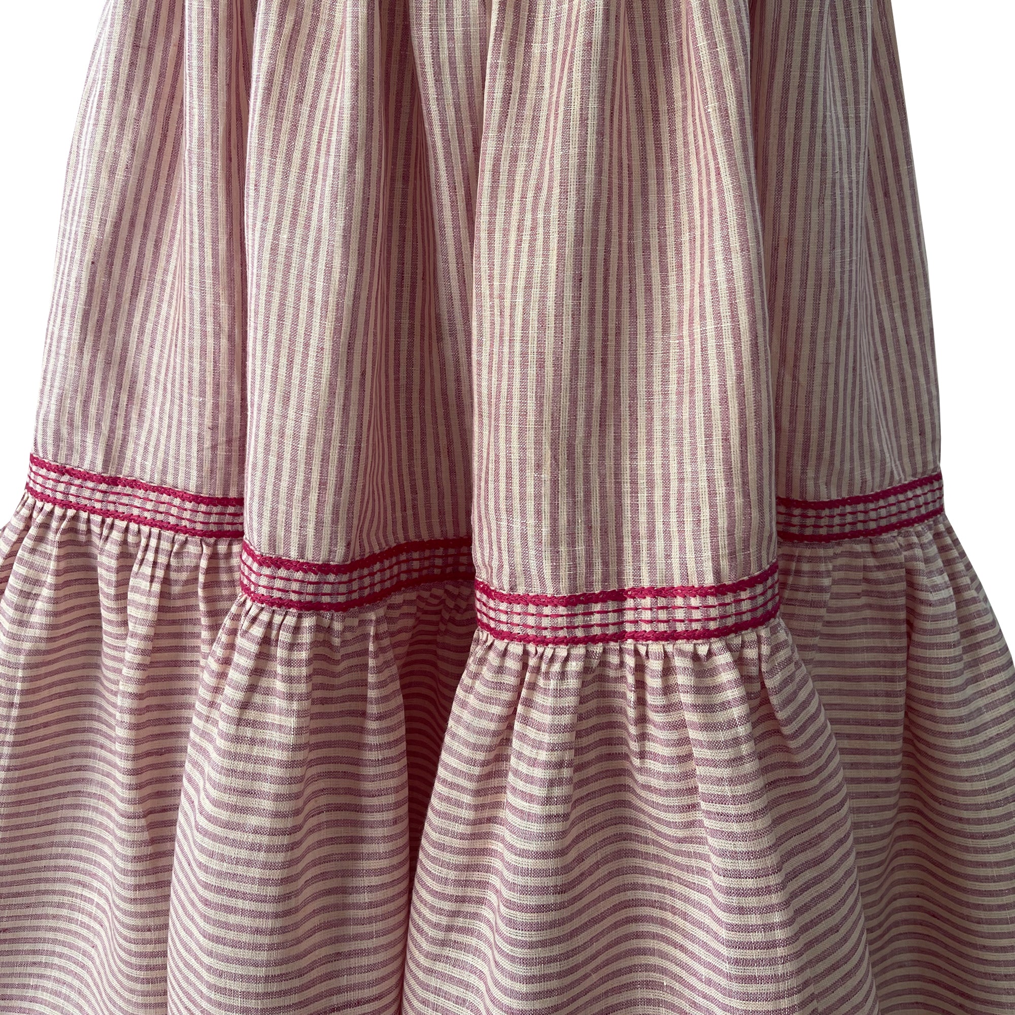 Pink Stripe Skirt