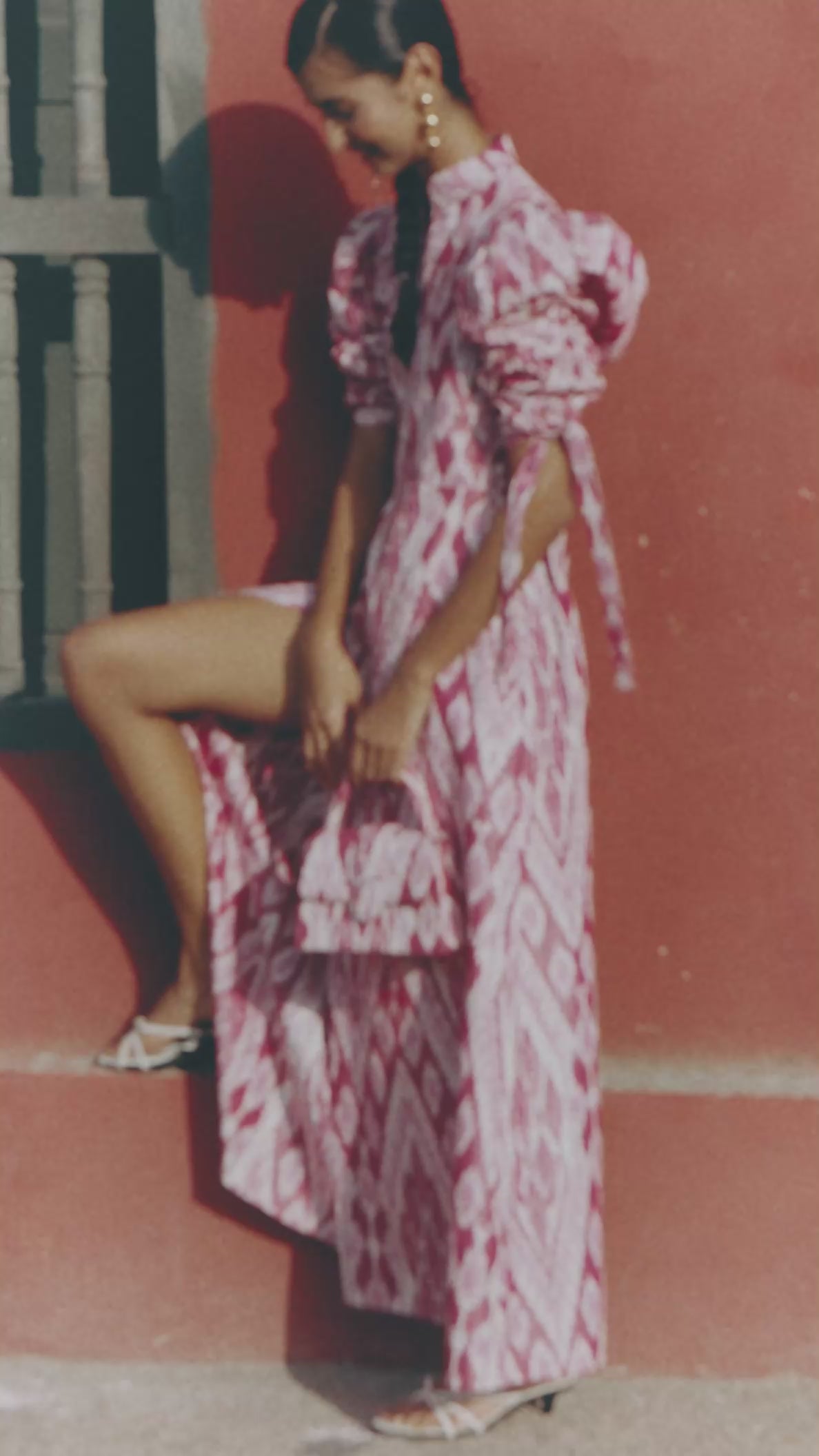 Burgundy Jodhpur Dress