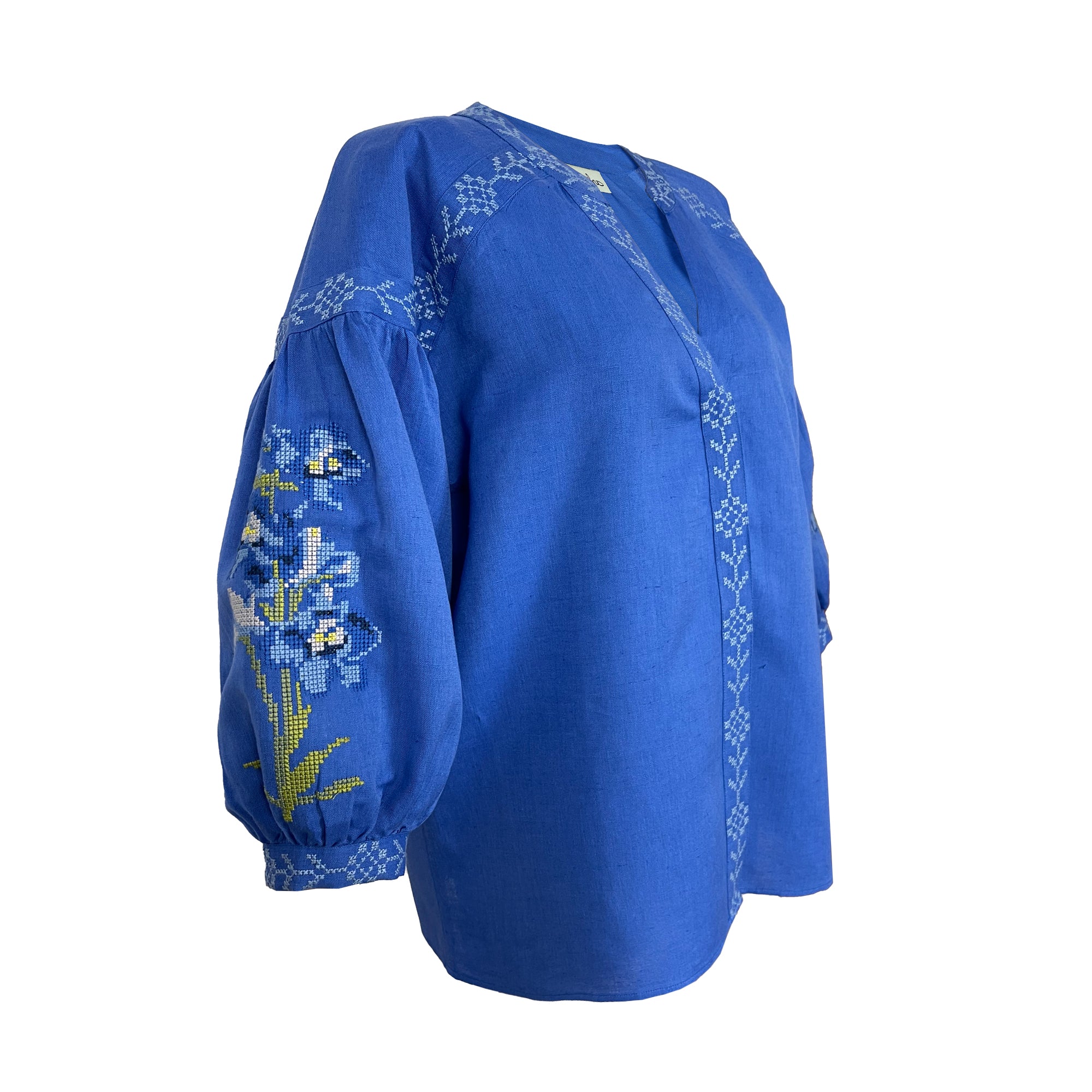 Royal Blue Blouse