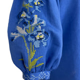 Royal Blue Blouse