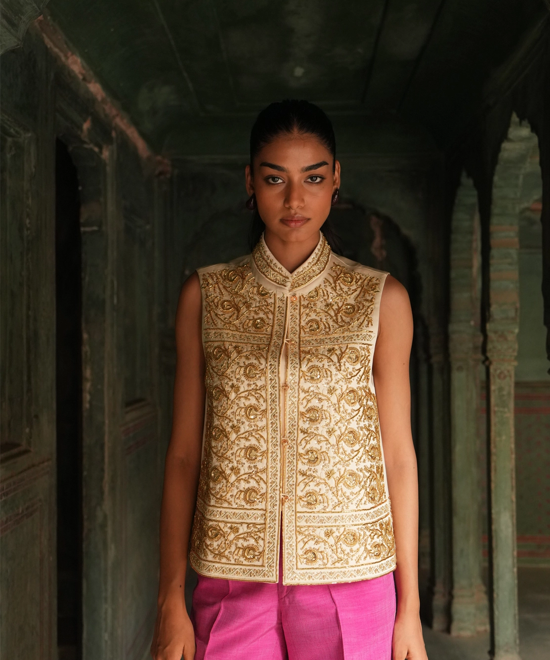 Mughal Gold Vest