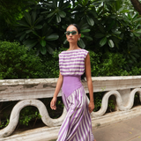 Lila Stripe Dress