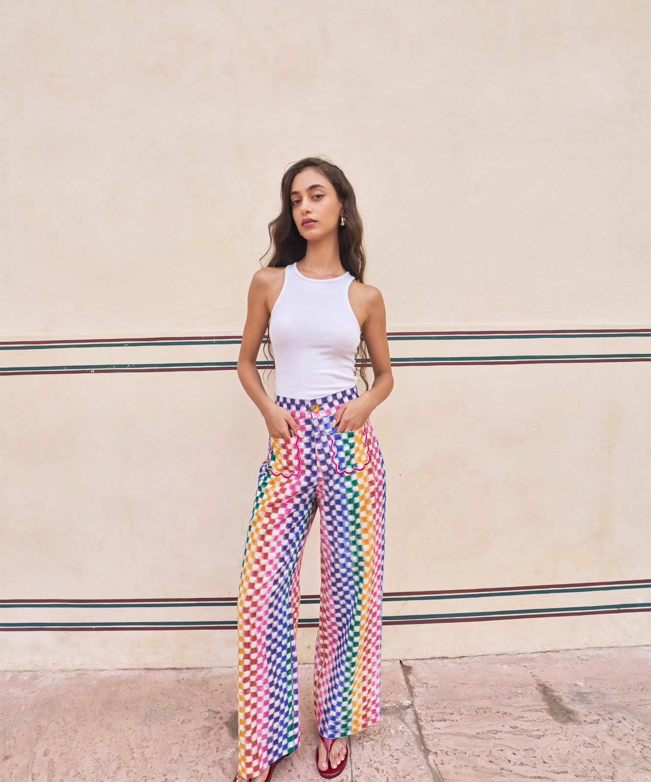 Rainbow Picnic Pants