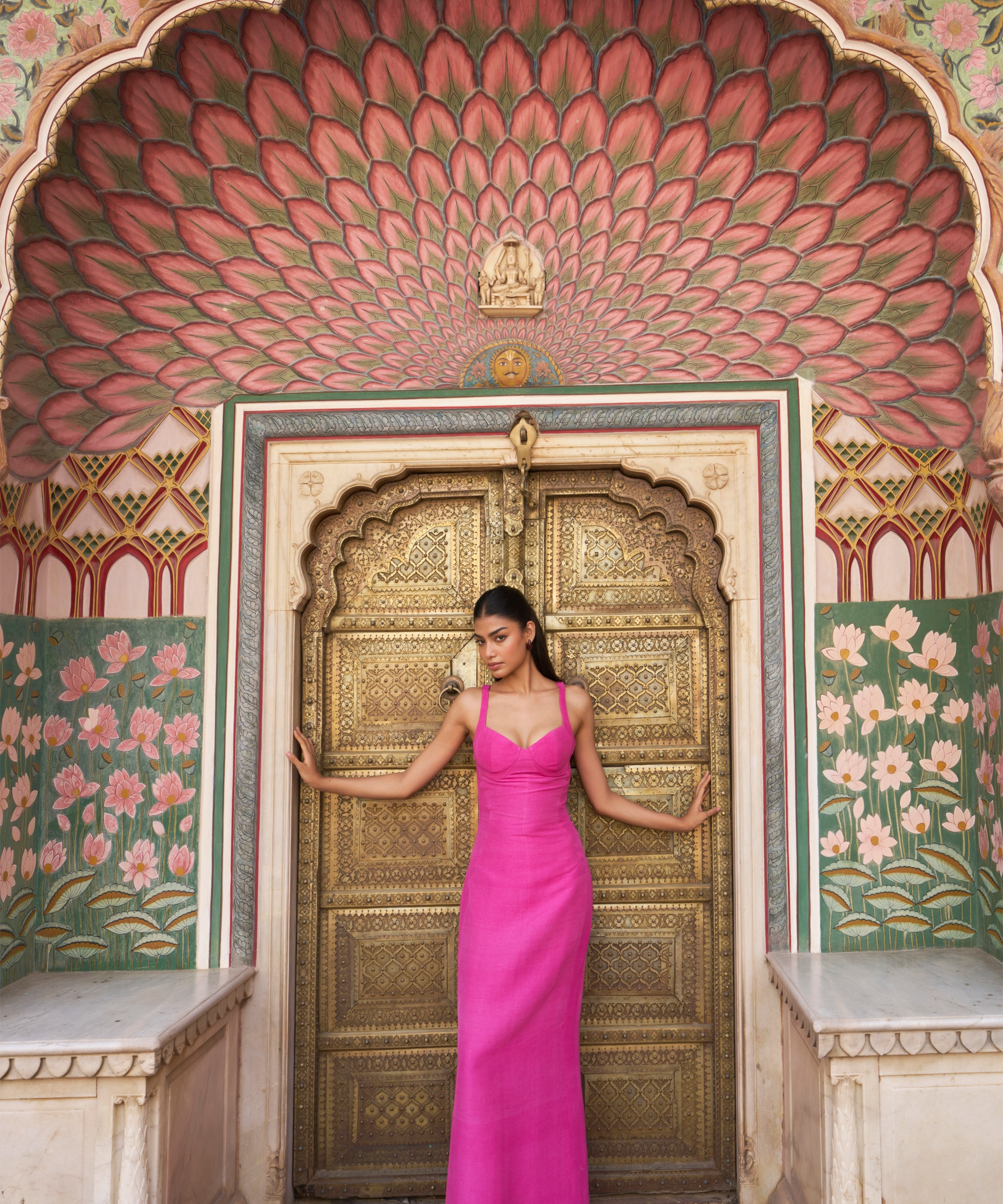 Fuchsia Bustier Dress