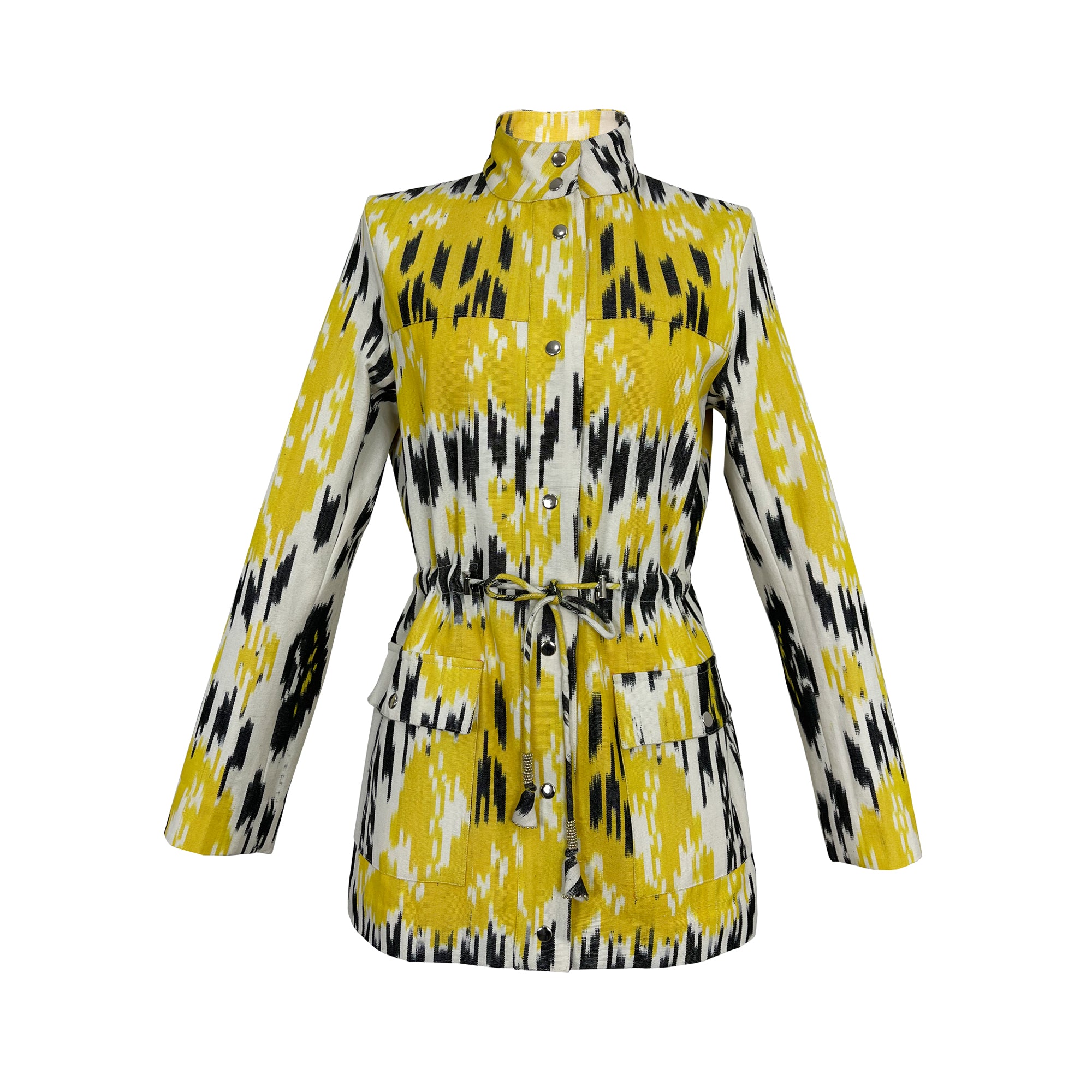 Yellow  Rainbow Ikat Jacket