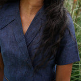 Blue Marine Top