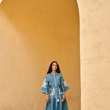 Turquoise Swan Dress