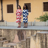 Red Zig Zag Dress