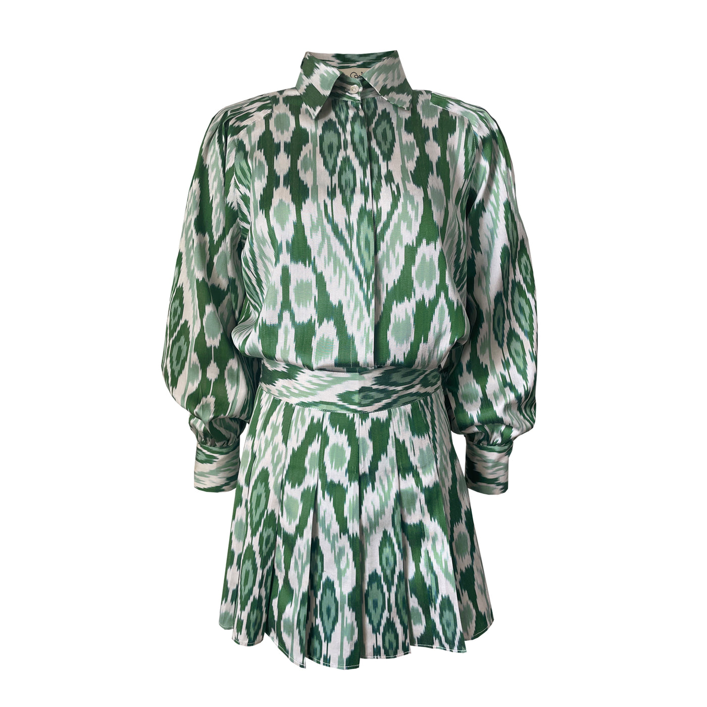 Green Ikat Set Green Ikat Set