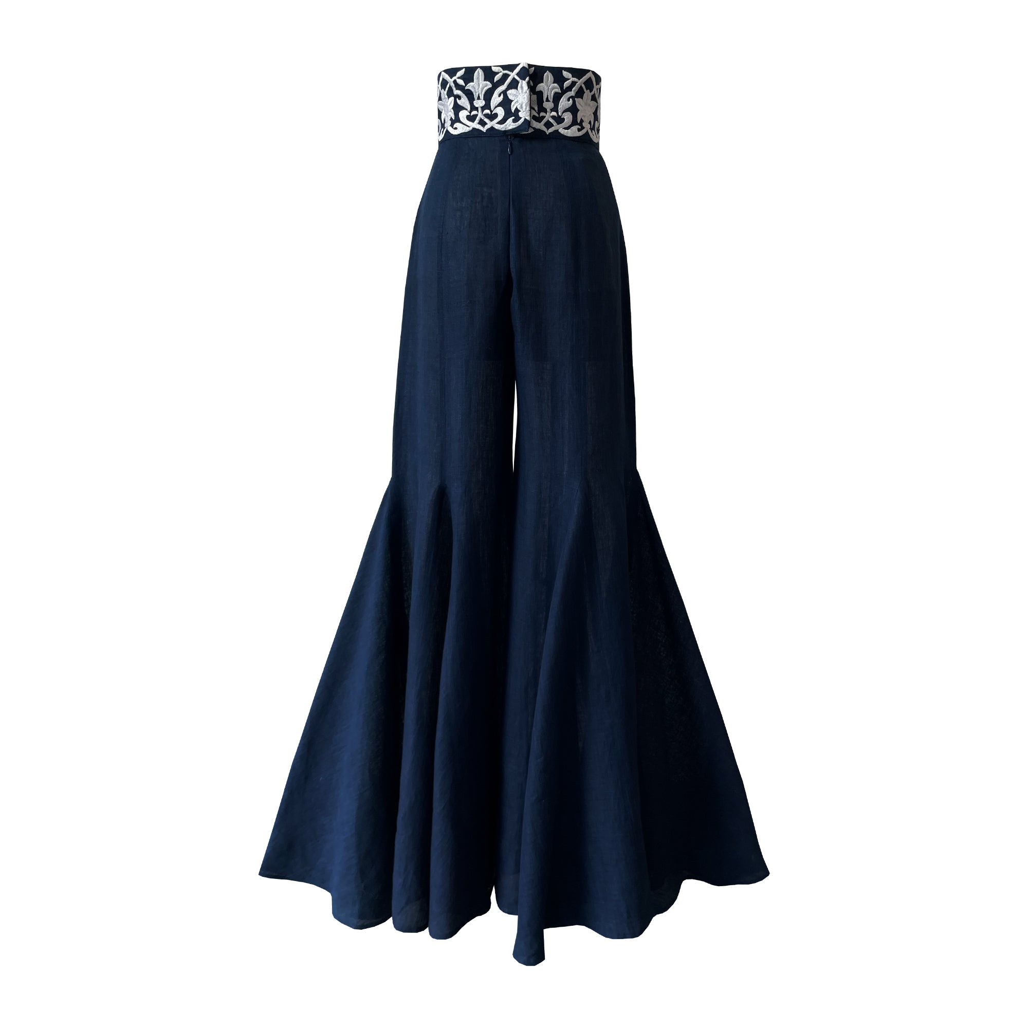 Navy Mermaid Trousers