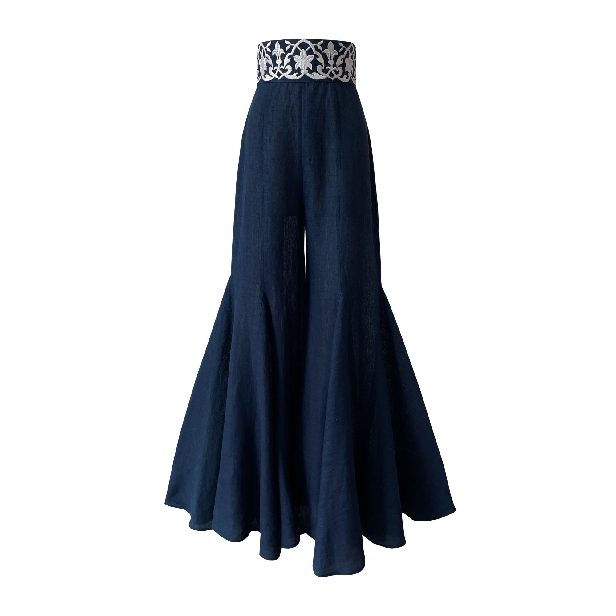 Navy Mermaid Trousers