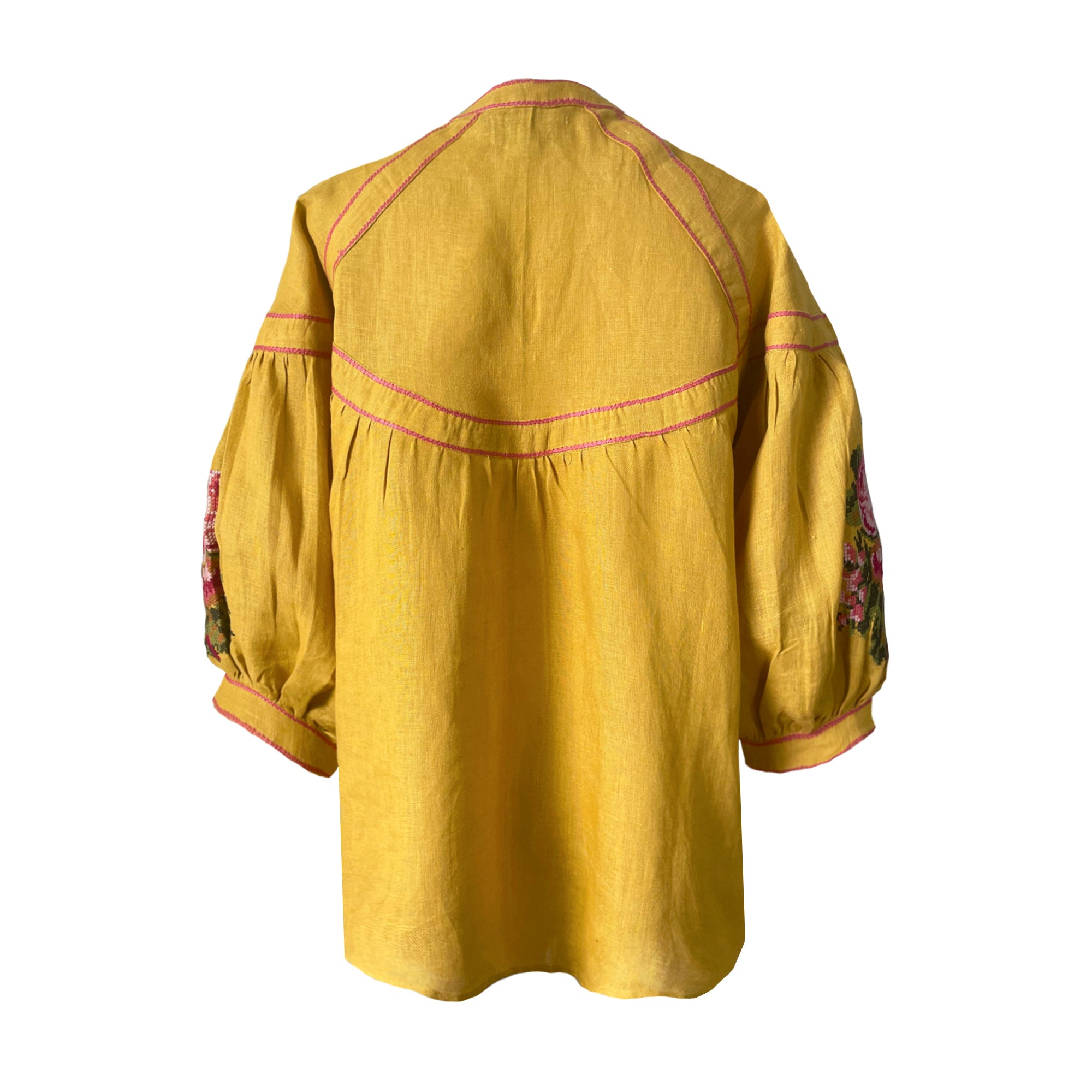 Mustard Peonie Blouse