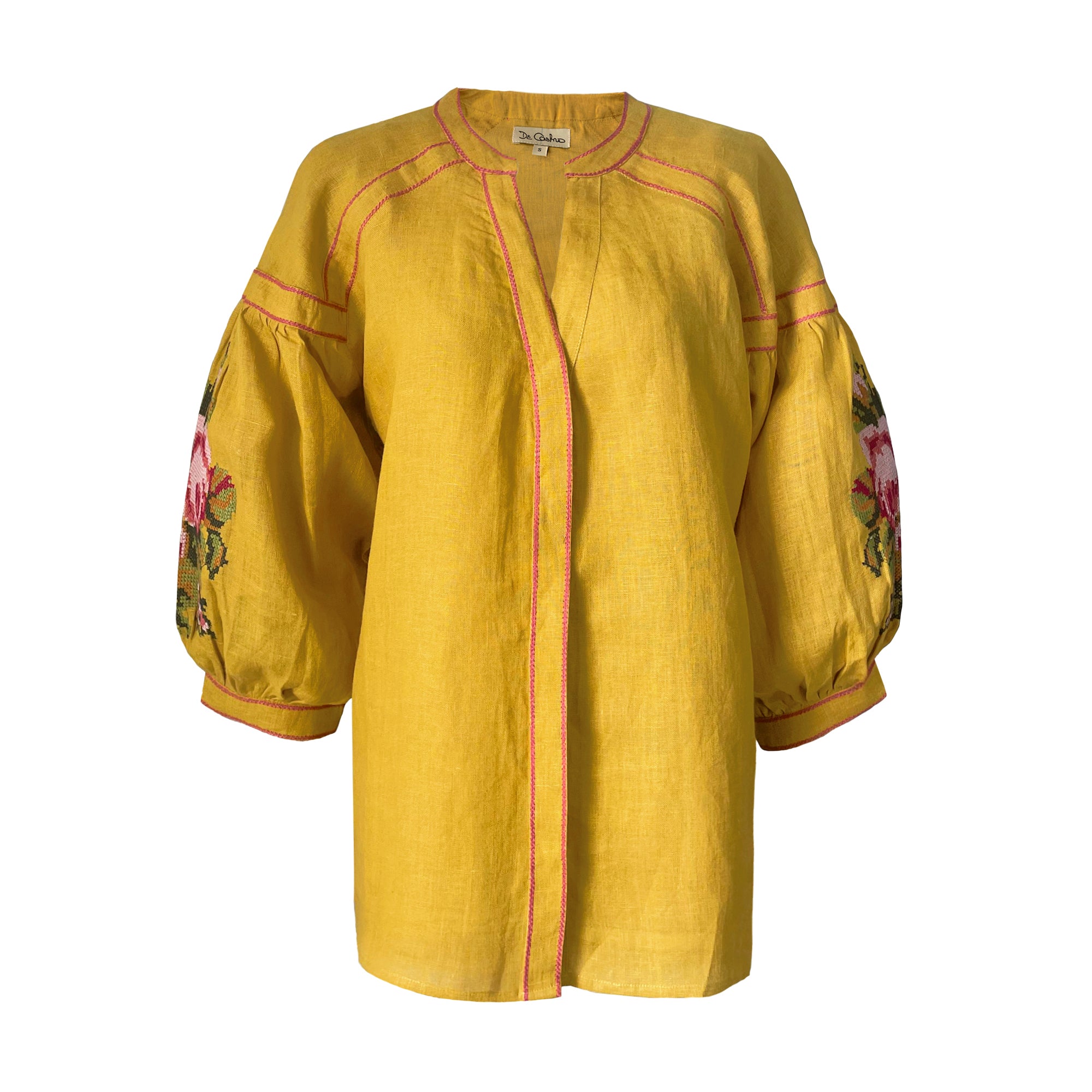 Mustard Peonie Blouse