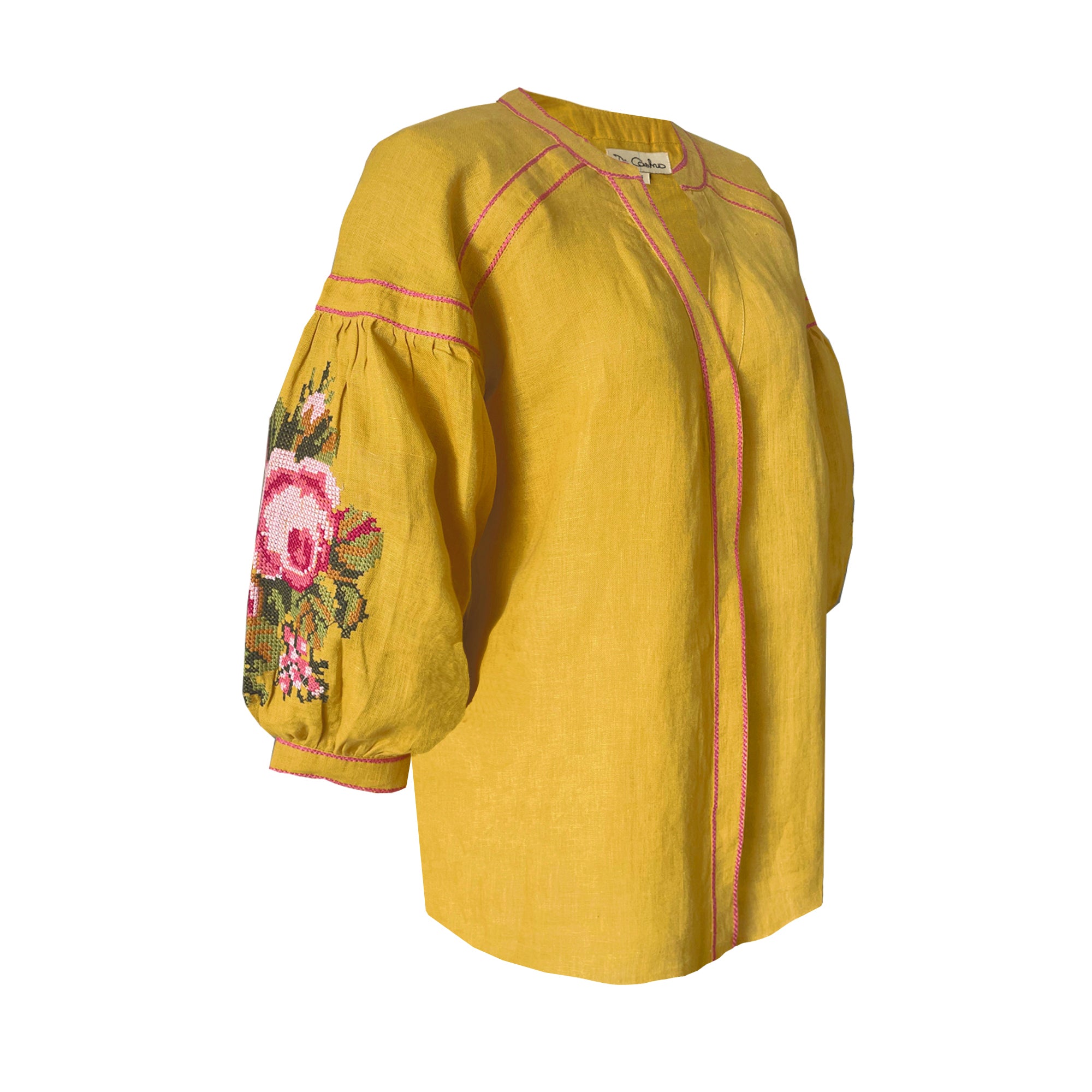 Mustard Peonie Blouse