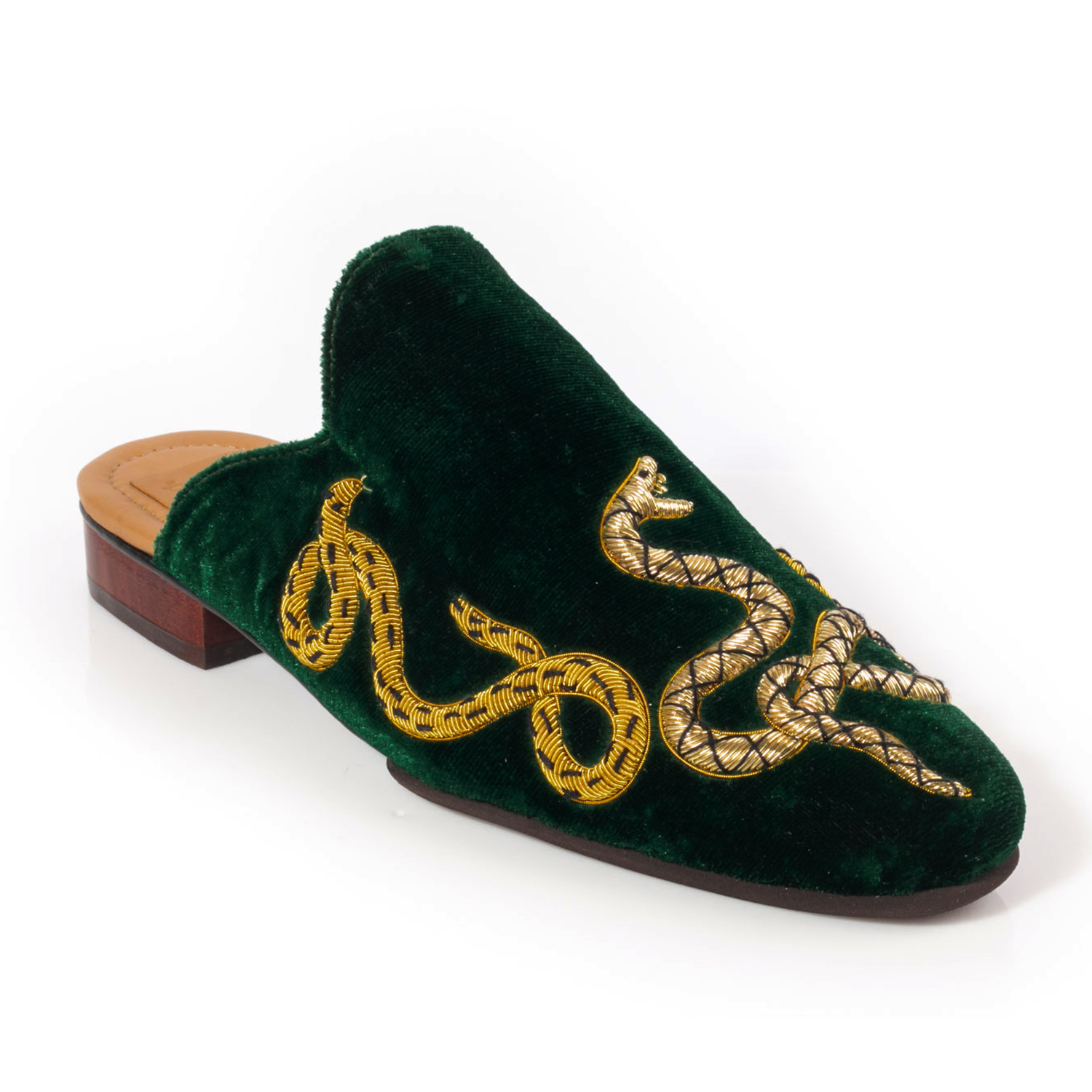 Snake Green Slippers