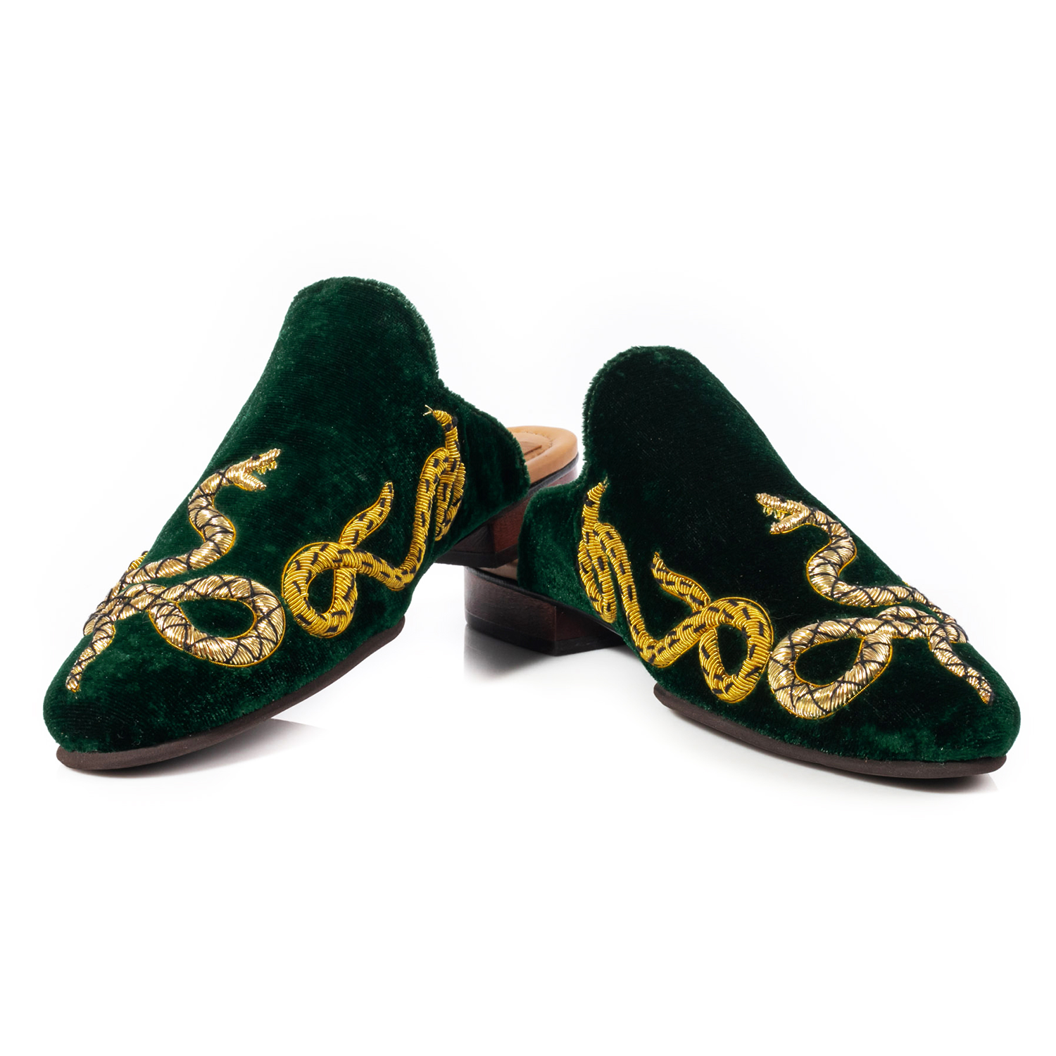 Snake Green Slippers