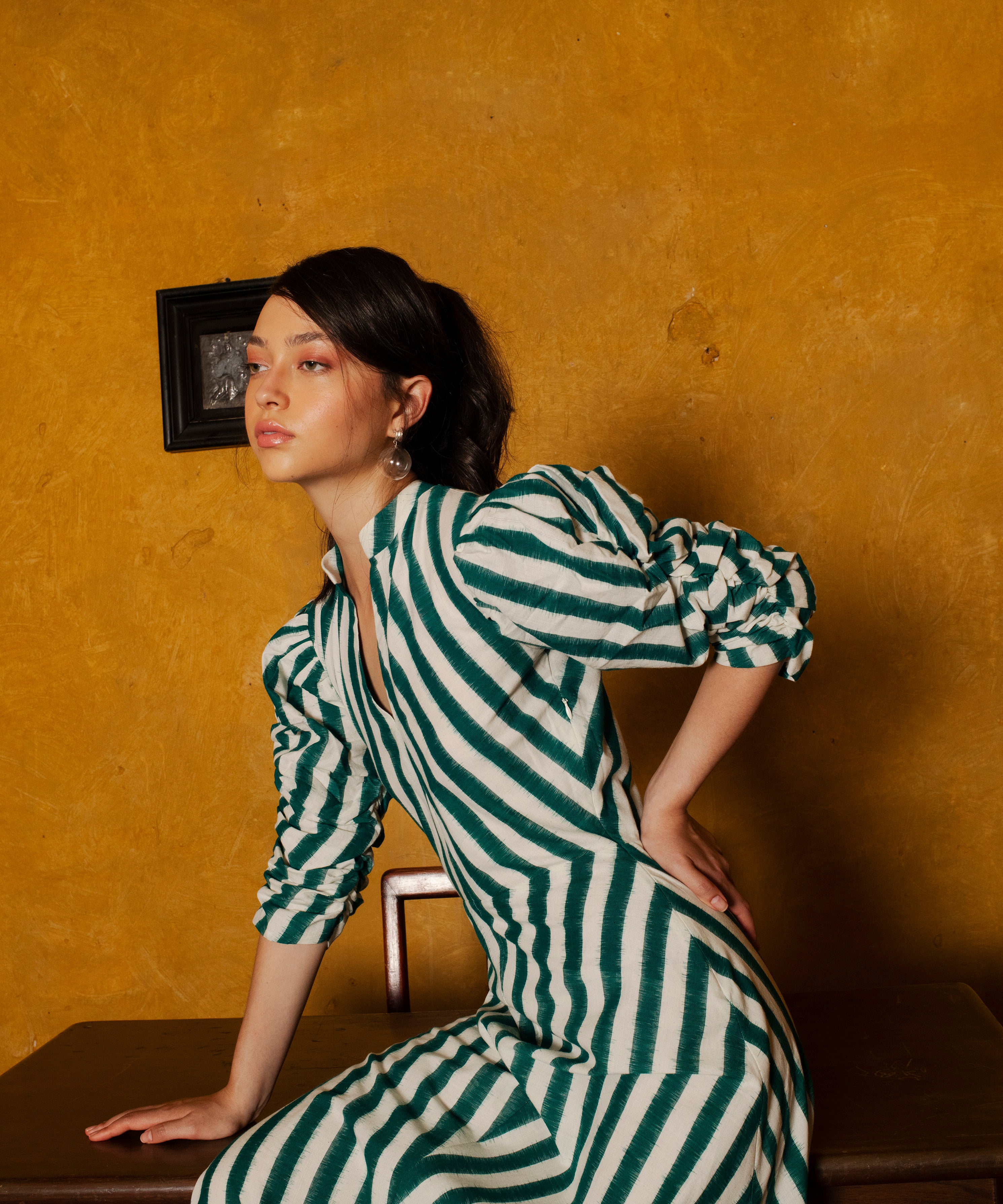 Green Illusion Dress